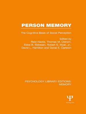 cover image of Person Memory (PLE